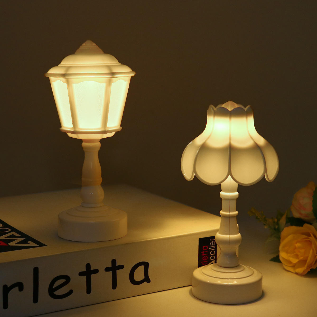 2PC MINI RETRO DESK TABLE LAMP - Image 6