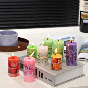 1-Pcs Premium Scented Pillar Candle Gift Set