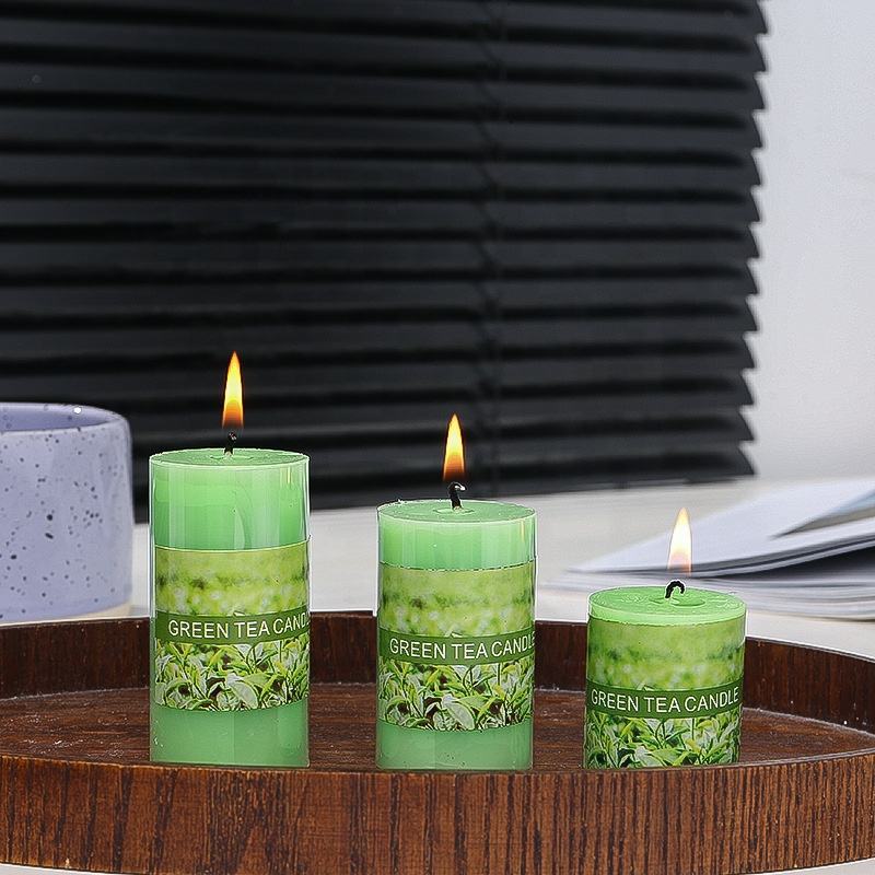 1-Pcs Premium Scented Pillar Candle Gift Set - Image 2